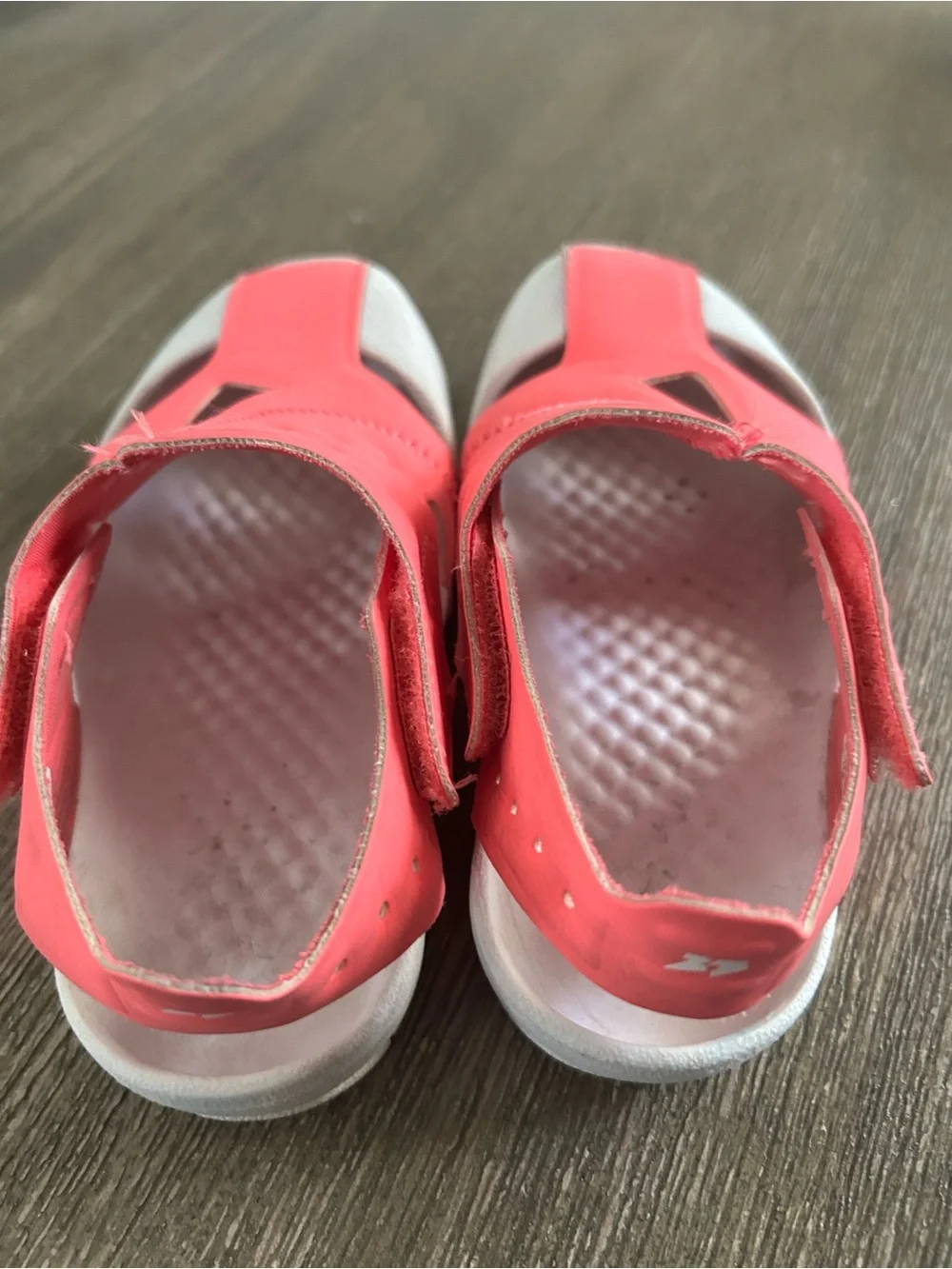 Air Jordan Sandals , Gently Used, Size 8 For Little Girls.